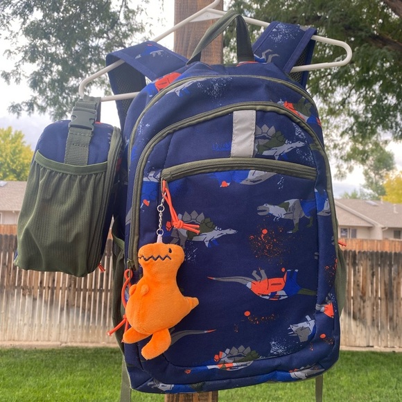 Dinosaur Backpack w/Matching Lunch Bag - Picture 1 of 9